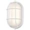 Nuvo LED Oval Bulk Head Fixture, White Finish with White Glass 62/1390 - alternate 5